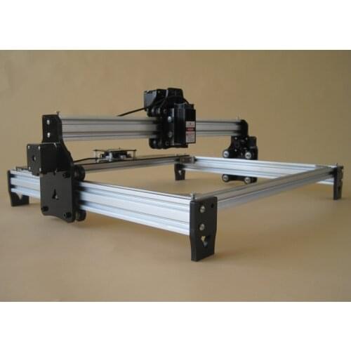 80*100cm area Mini 5000MW Blue Laser Engraving/Cutter/ printer/power adjustable/Benbox software ,drive,instruction included