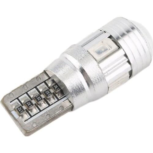 10X T10 501 W5W Car Sidelight Bulb Error Free Canbus 6SMD LED Xenon Yellow Built in Resistor to Prevent Repeat Flickering