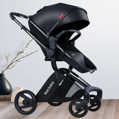 Free Shipping 2 IN 1 Oxford Light High Land-Scape Baby Stroller Travel Pram Luxury Carriage on 2020
