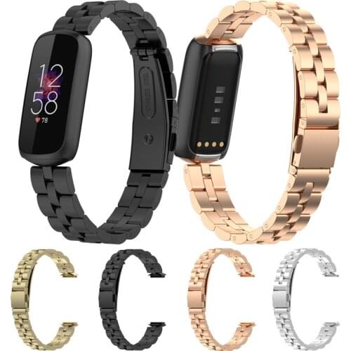 For Fitbit Luxe Bracelet Strap Metal Stainless Steel Wristband For Fitbit luxe Special Edition Smart Bracelet Watch Strap Correa