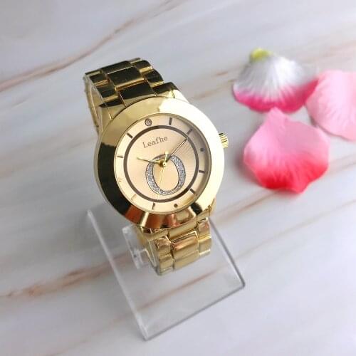New Diamond Womens Watch Stainless Steel Strap Butterfly Clasp Quartz Watch Relogio Feminino Uhr Orologio