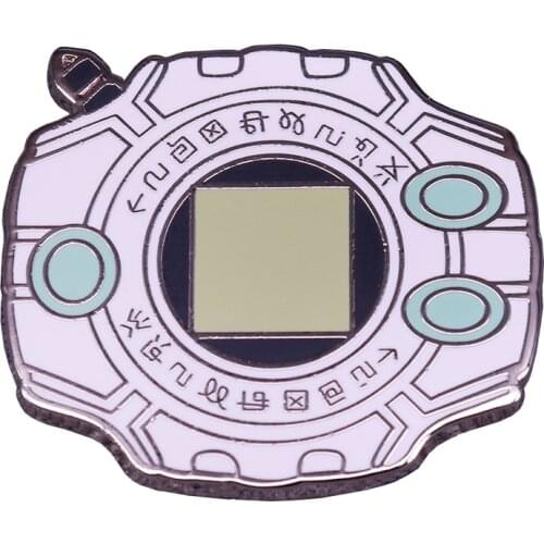Digimon Adventure Digivice brooch pretty childhood nostalgia gamer decor