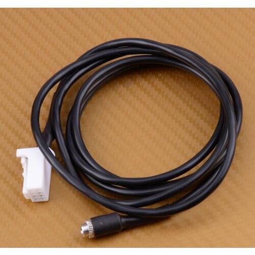 DWCX 6 Pin Black 145cm ABS AUX Input Audio Female Adaptor Socket Cable Fit for Suzuki SX4 Grand Vitara 2007 2008 2009 2010
