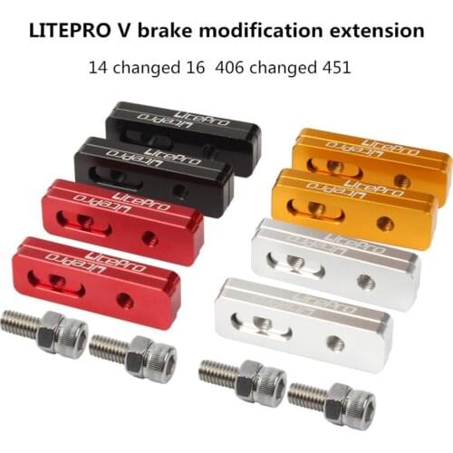 Litepro MTB Mountain Bike V Brake Extension 14 To 16 406 451 Wheelset Special Seat Extend Adjustable Parts