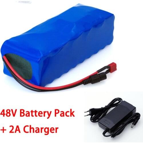 48V 12ah lithium battery 48v 12ah Electric bike battery pack with 54.6V 2A charger for 500W 750W 1000W motor