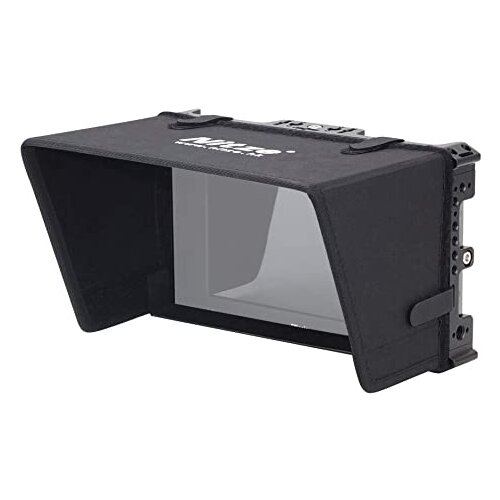 Nitze 7'' Monitor cage with Sunhood and HDMI Cable Clamp for TV Logic F7HMK2 Monitor - TP2-F7HMK2