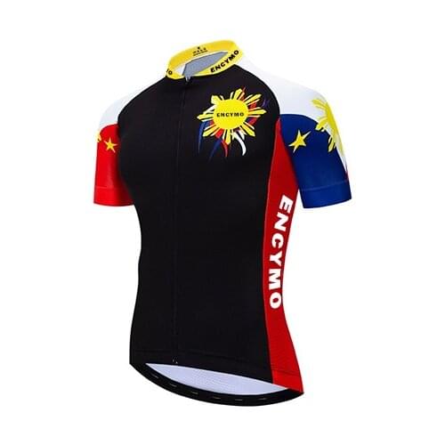 2021New Team Philippines Cycling Jersey Customized Road Mountain Race Top cycling jersey cycling jersey funny
