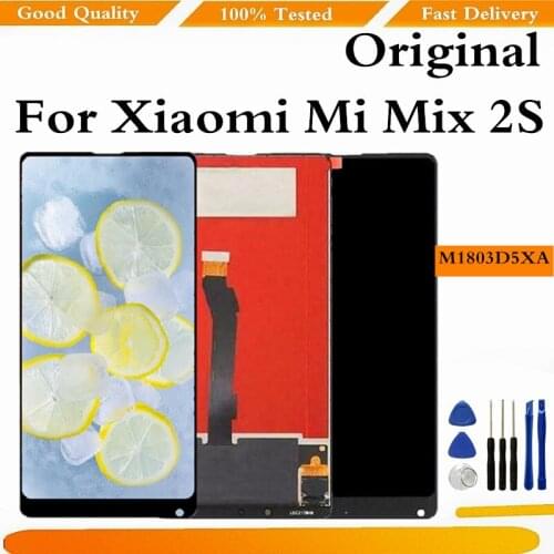 Original LCD For Xiaomi Mi Mix 2S LCD Display Touch Screen Digitizer For Xiao Mix2S Display Assembly Replacement Repair Part