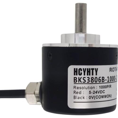Rotary Encoder for Woodworking Rotary Cutting Package Press Brake Rebar Bending Machine Meter 3806 Rotary Encoder