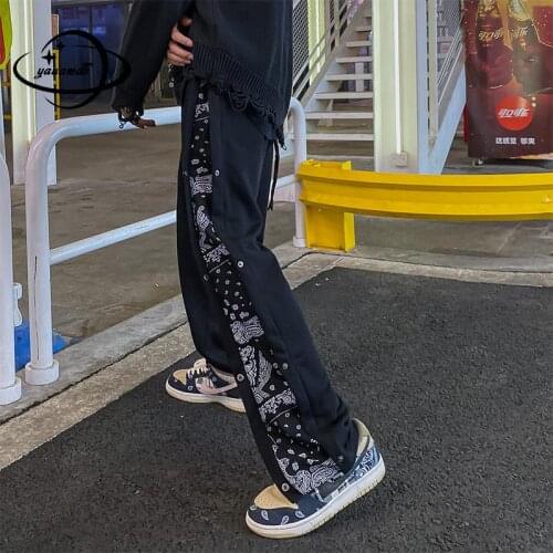 S-3xl Mens Full Length Straight Pants Spring Autumn Male Trousers Elastic Waist Loose Lightweight Breathable Clothes Hy27