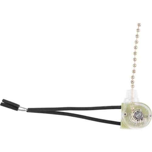 Lighting Ceiling Fan Light Switch w Pull Chain 3A 250VAC 6A 125VAC