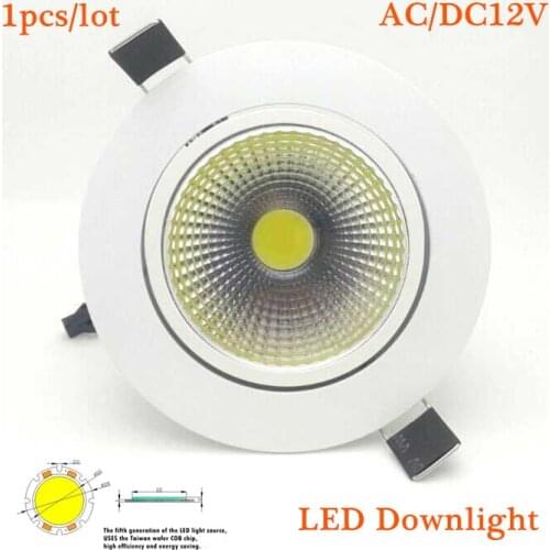 LED Downlight Super Bright Recessed LED SPOT COB 3W 5W 7W 12W LED Spot light LED decoration Ceiling Lamp AC/DC 12V