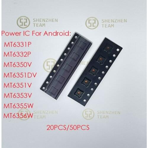 SZteam 20-50pcs/lot Power IC MT6331P MT6332P MT6350V MT6351DV MT6351V MT6353V MT6355W MT6356W PM IC Original and New