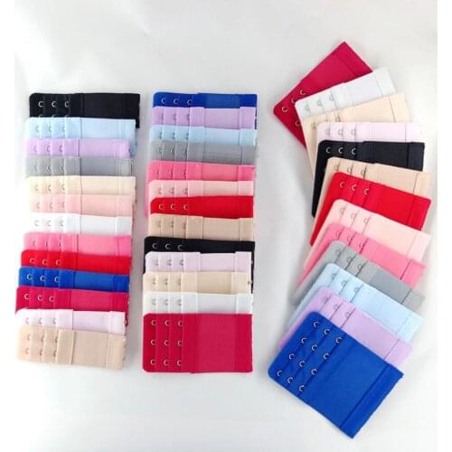 10Pcs/lot Bra Extenders 2 Hooks Women Intimates Lengthened Bra Hook Extenders Womens Accessoires 2/3/4Buckles