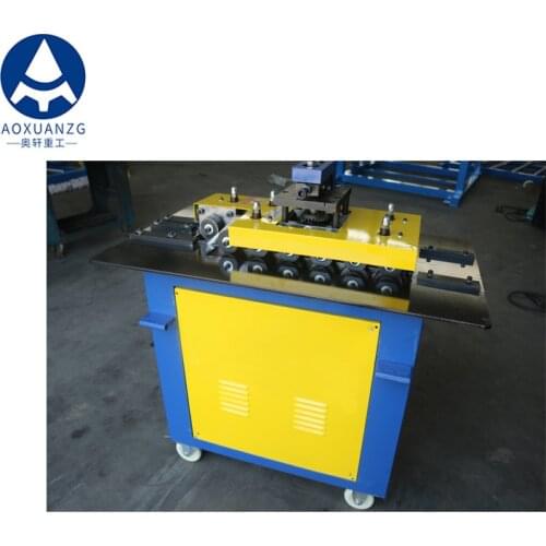High quality 7 functions S" shape lock forming machine Hvac duct making equipment