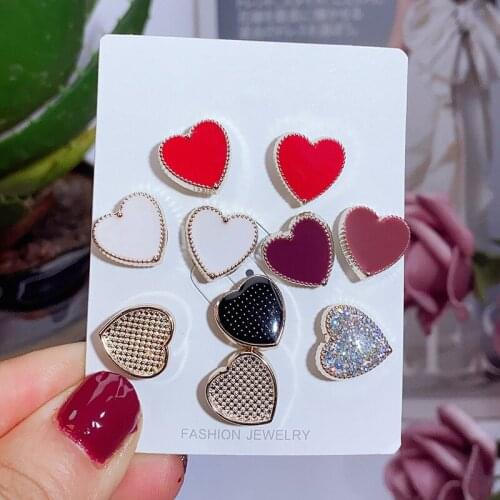 Ladies' Brooch Ten Piece Set Fashion Collar Needling Horse Needle Suit Brooch Womens Leakproof Brooch Clasp Metal Brooches Pins