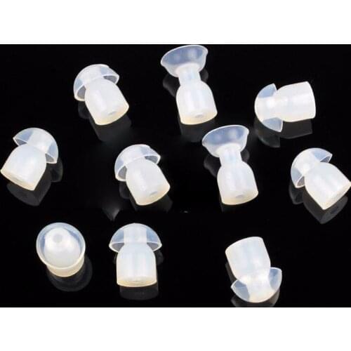 Free ship.100PCS replacement Silicone Earbud eartip For Motorla Kenwood Icom Baofeng Radio Surveillance Acoustic tube earkits