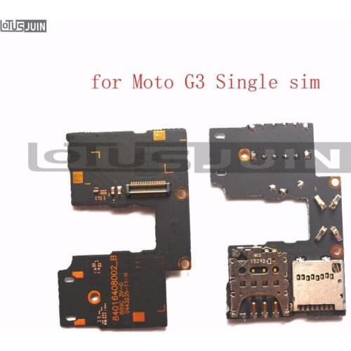 10X Original SIM Card SD Memory Holder Slot Tray Reader Flex Cable For MOTOROLA MOTO G3 3rd GEN XT1541 XT1540 XT1548 Replacement