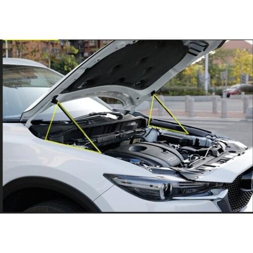 2x Engine Cover Support Rod Hydraulic Hood Car Style Accessories For Mazda CX-5 CX5 2017 2018