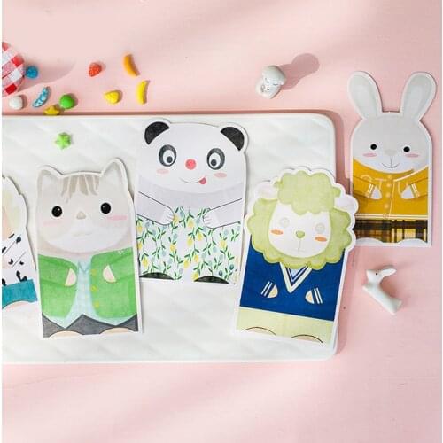 30pcs cute animal shape style card multi-use as Scrapbooking party invitation DIY Decoration gift card message card postcard