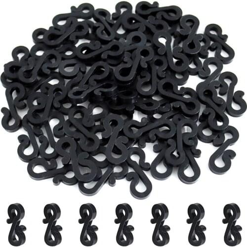 50pcs New Christmas Hooks Multifunction Party Decoration S Hook Eaves Decoration Hanging Clip Household Interior Accessories