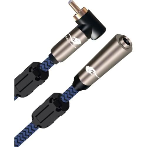 RCA Male to 6.35mm TS Male Audio Cable For Mixer Console AV Amplifier Home Theater Devices 1m 2m 3m 5m (6.5mm) TS