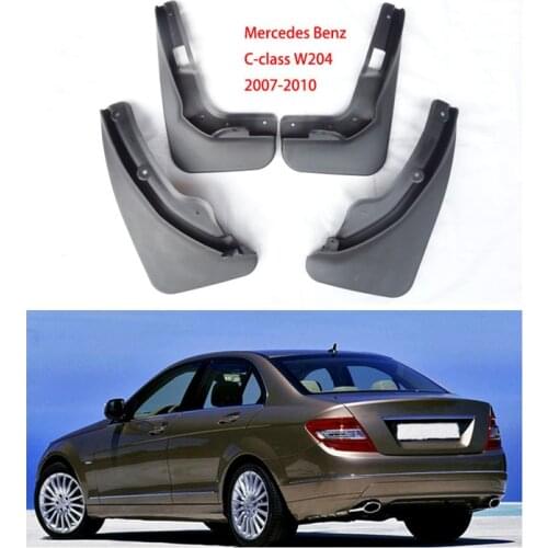 Auto Mud Flap Splash Guard Mudguard For Mercedes Benz C-class W204 2007-2010 car accessories 4pcs