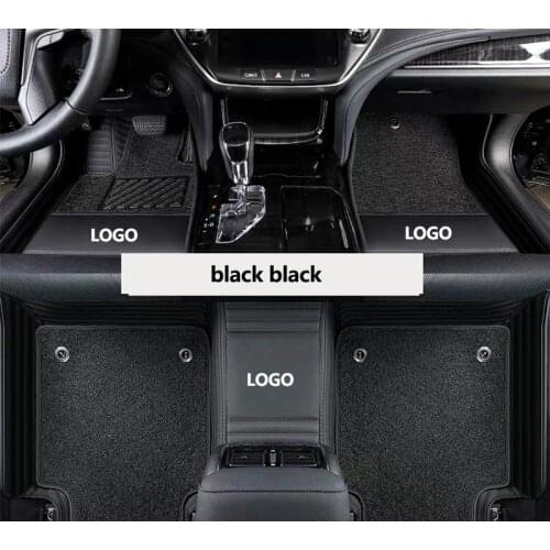 Kalaisike Custom LOGO car floor mats for Jaguar All Models XJL XK XFL XEL XF XE F-TYPE F-PACE auto accessories car styling