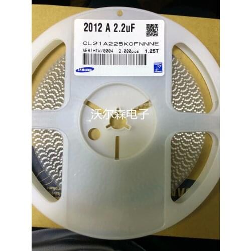 CL21A225KOFNNNE CAP CER 0805 2.2uF 225K 16V X5R Ceramic Capacitor 2000pcs Ceramic Capacitor