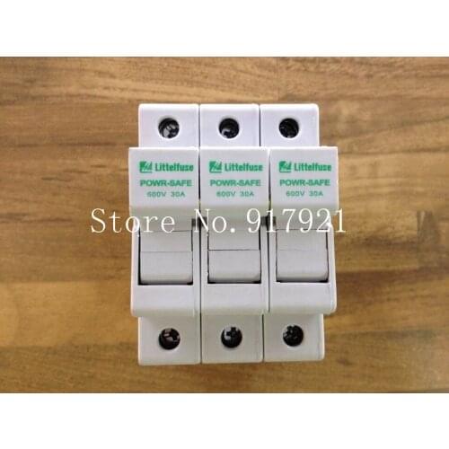 [ZOB] The United States Litteltuse POWR-SAFE 600V Lite fuse holder 30A 10x38 genuine original --10PCS/LOT