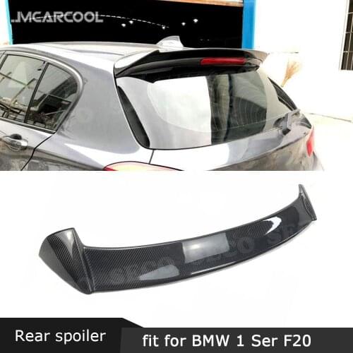 For BMW 1 Series F20 116i 120i 118i M135i Hatchback Carbon Fiber Rear Roof Spoiler Wing 2012 - 2018 S Style