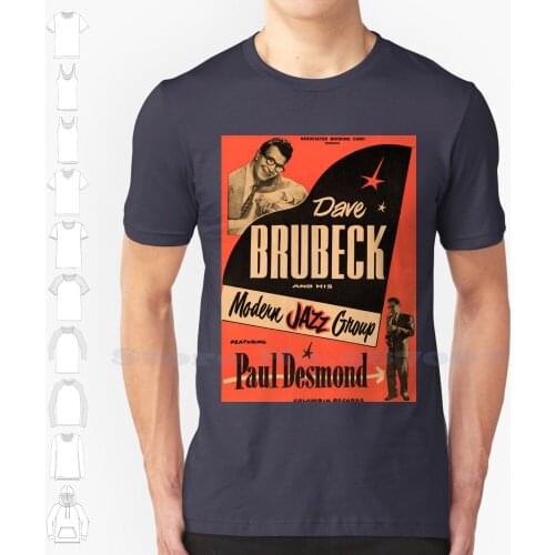 Dave Brubeck Black White Tshirt For Men Women Dave Brubeck Jazz Pianist Pianist Piano Paul Desmond Modern Jazz Jazz Jazz Music
