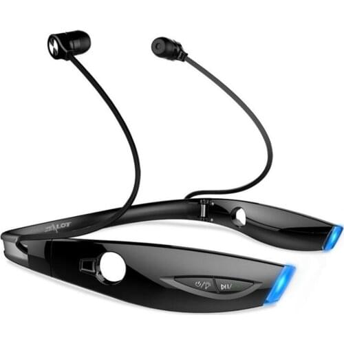 H1 Stereo Sport Bluetooth Headset Wireless Foldable Headphone Luminous LED Waterproof Earphone For Phone With Microphone