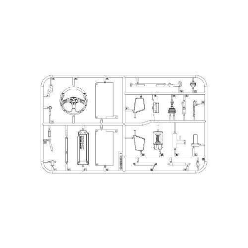 Capo SIXER 1:6 Jimny Samurai J15828R-E steering wheel SET RC Crawler option upgrade parts
