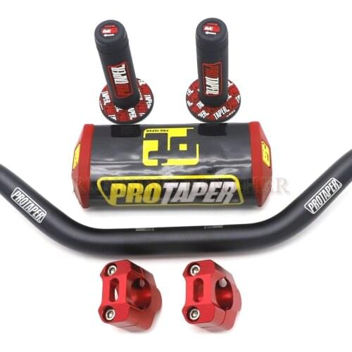 Handlebar Taper Pack Fat Bar 1-1/8" Dirt Pit Bike Motocross Motorcycle Handlebar length 28mm aluminum