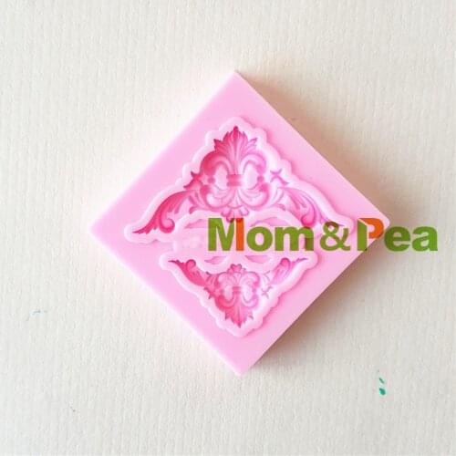 Mom&Pea 1315 Free Shipping Deco Silicone Mold Cake Decoration Fondant Cake 3D Mold Food Grade