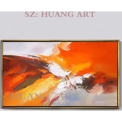 Skills Artist Handmade High Quality Abstract Pink And Gold Oil Painting Big Size Pop Art Painting For Living Room Decoration