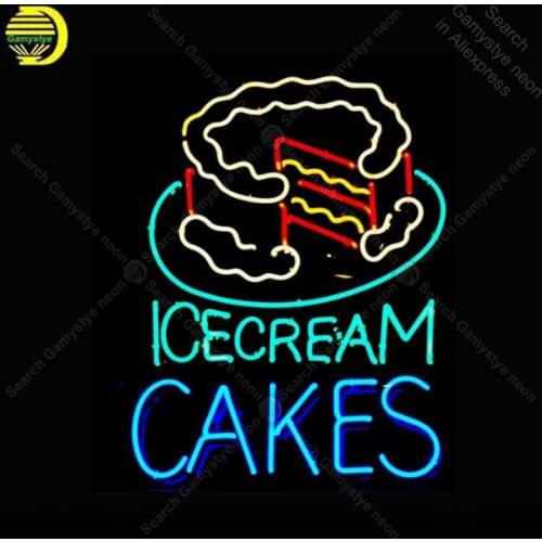 Neon Sign for Icecream Cakes neon Light Sign decor Windower Store Display Beer Express Neon Light up wall sign Handicraft Store