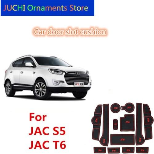 Car door slot cushion, car water cup storage pad, car coasters for JAC -S5 , JAC- T6