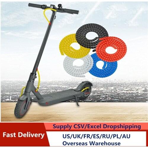 Amalibay Line Protector for Ninebot Max G30 Electric Scooter Line Tube 1m Length Winding Tubes for Xiaomi M365 Pro Accessories