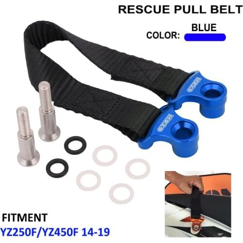Motorcycle Rear Rescue Strap Pull Sling Belt For YAMAHA YZ250F YZ450F YZF250 450 F 2014 2015 2016 2017 2018 2019 Dirt Bike