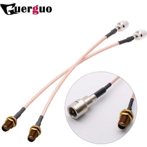 RG178 Pigtail RF Coaxial Cable Jumper FME SMA Extension Cord FME Male to SMA Female Bulkhead Jack for 3G Modem 15CM~100CM