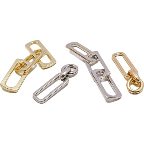 White K Gold Color Plated Eardrop Earrings Chain Accessories Pendant Jewelry Component Diy Handmade Material 6pcs