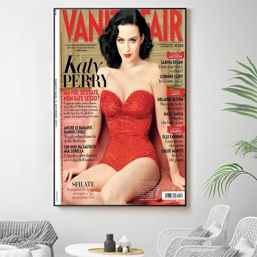 Silk Cloth Wall Poster Katy Perry 2 Sexy Model Star Art Home Decoration Gift