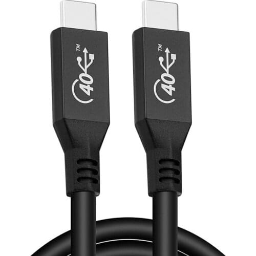 USB4.0 Gen3 USB C Cable PD 100W 5K/60Hz Compatible Thunderbolt4 3 USB-C to USB C 40Gbps USB4.0 Cable for Mac Pro