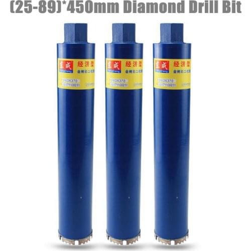 1pcs (25-89)*450mm Diamond Drill Bit Diamond Core Bit Water Concrete Hole Drill Bit