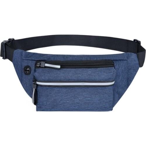 2021 Men Waist Pack Sports Waterproof Bag Men Running Hip Pouch Casual Unisex