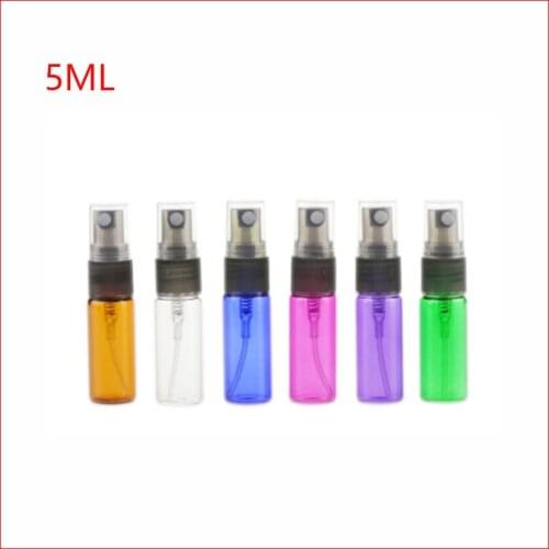 5ml Refillable Portable Perfume Glass Bottle 1/3oz Travel Empty Spray Atomizer Bottles Cosmetic Packaging Cosmetic Container