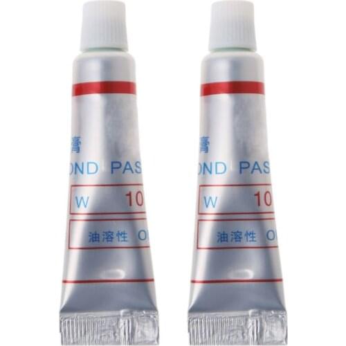 2pcs Diamond Abrasive Paste Compound Micron Glass Metal Polishing Grinding Tool