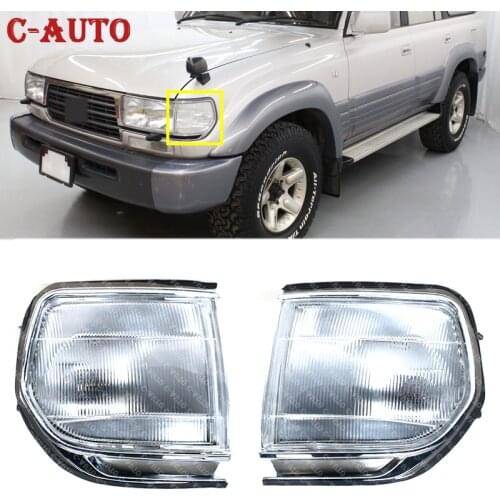 Car Front Side Corner Light Parking Lamp Corner light Turn signal light lamp For Toyota Land Cruiser LC80 FZJ80 4500 1995-1997
